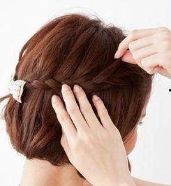 短发编绳成人教程视频,打造时尚发型教程